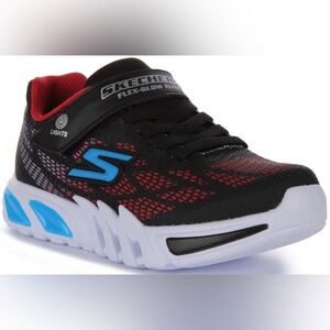 Skechers Kids Black, Red & Blue Light-Up Athletic Sneaker